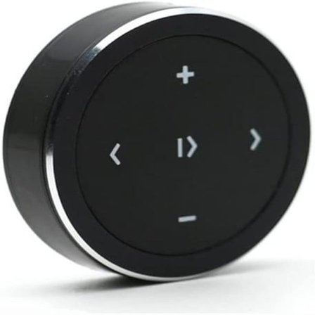 Elektronisk trådløs Bluetooth-mediaknapp fjernkontroll selvutløser for bil motorsykkel ratt musikk er egnet for iPhone eller Android