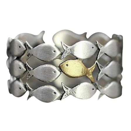 Till Min Dotter Simma Mot Strömmen Ring Justerbar Fingerring För Kvinnor - I lager