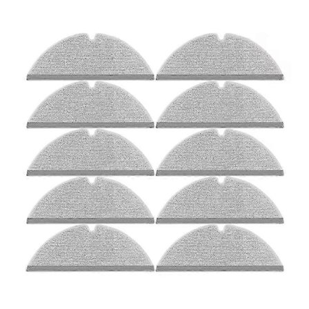 10 st Moppdukar för Dreame D20 Plus / Dreame D20 Ersättningsdelar Rengör Hygieniska Golv Verktyg Hemrengöringsverktyg[YJD]
