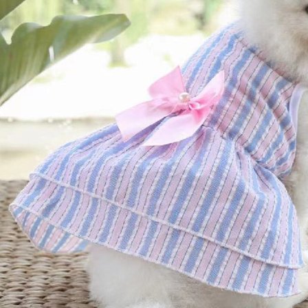 Husdjur katt hund klänning hund teddy kläder tillbehör tyg kläder tjocka knappar handgjorda