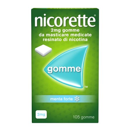Nicorette 105 Gomme Masticabili 2mg Menta - Sollievo Fumo