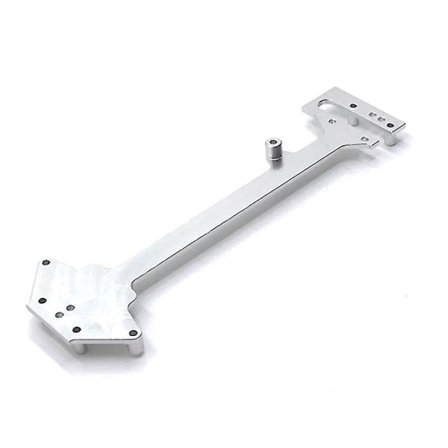 Ny metalplade på anden sal til Wltoys Rc Car A949 A959 A969, sølv