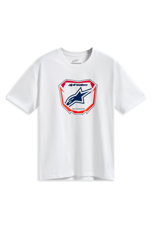 T-Shirt Alpinestars Plate CSF Weiß M