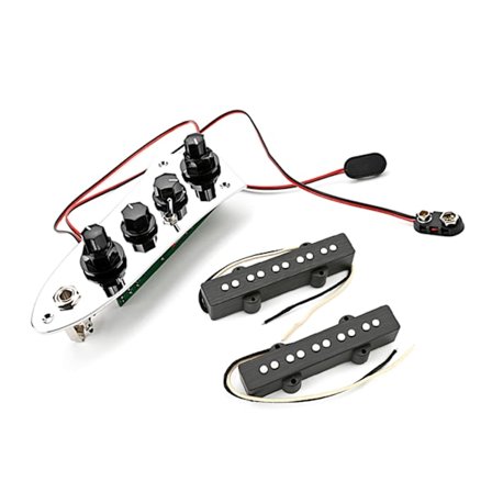 Bass Kontrollplate Selektorbryter & Pickup Hals for JB Bass Reservedeler