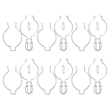 6 stk. Glass Hermetiseringskrukke Tilbehør Wire Clamp Wide Mouth Glasskrukker Forseglet Spenne Mason Krukker Wire Låsing Kjøkkenoppbevaring Kan 