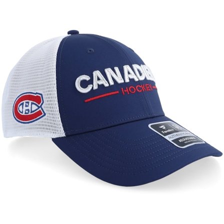 Fanatics - NHL Blau trucker Cap - Montreal Canadiens Auth Pro A Mesh Navy/White Trucker @ Hatstore
