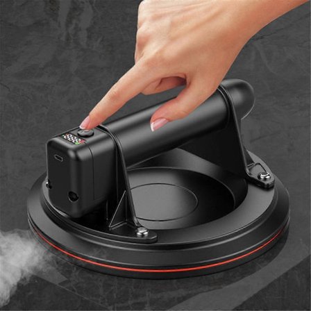 8-tums 200 kg Elektrisk Vakuum Sugkopp Bärförmåga Kraftig Vakuumlyftare för Kakel Glas Ma