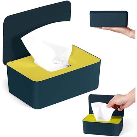 Fuktservettsdispenser med lock