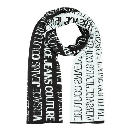Versace Jeans Couture, Wool scarf Zwart, Heren, Maat:ONE Size