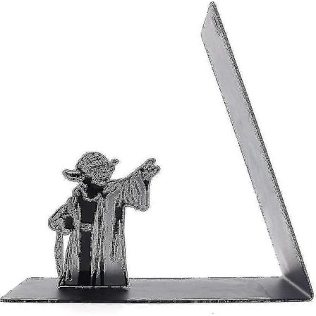 Premium Heavy-duty Metal Bogstøtte - Sort L-formet Bogstøtte Støtter På Kontorbordet, Kreativ Gave Til Far Og Elsker (mester)