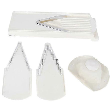 Swissmar Borner V-Power Mandolin V7000 med V-formet rustfritt stålblad - BPA-fri og FDA-godkjent [YJD]