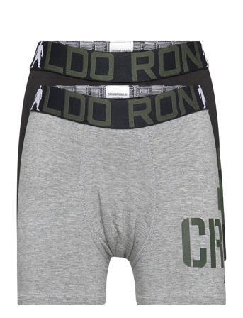 Cr7 Boy's Trunk 2-Pack Bamboo Grey CR7