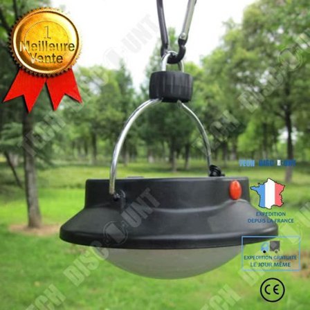 TD Camping Lantern Lighting Camping Camping Tält Natt Laddningsbart fiskeparaply 3 ljuslägen 3x AAA-batterier