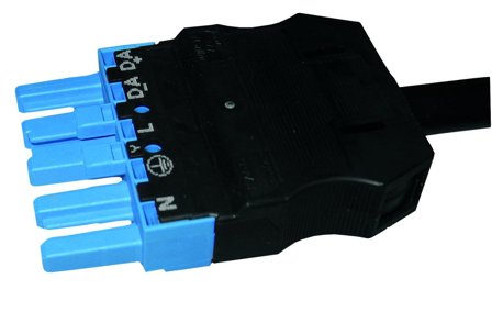 Wago 770-1105/022-000 Hondon 5-pol, dali Med dragavlastning, Anslutningsdon & kablar