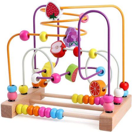 Motoriksløjfebaby Legetøjsperler Labyrint Motorikskuber Læringslegetøj Abacus Børnelegetøj Fra 1 2 3 År Drenge Piger Børn