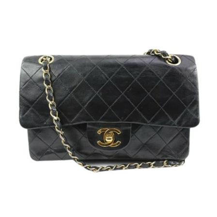 Chanel Vintage, Pre-owned Leather chanel-bags Zwart, Dames, Maat:ONE Size