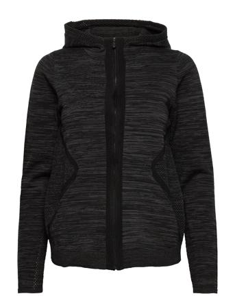 W Race Stretchknit Zip Hood Black Sail Racing