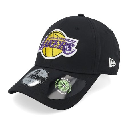 New Era - NBA Noir adjustable Casquette - Los Angeles Lakers Recycled 9FORTY Black Adjustable @ Hatstore