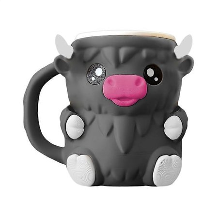 Glasshållare Highland Cow Glasshållare Ärmar Spill-Proof Ölburk Kopp för Frys Dessert Soda Utomhusresor Sommar