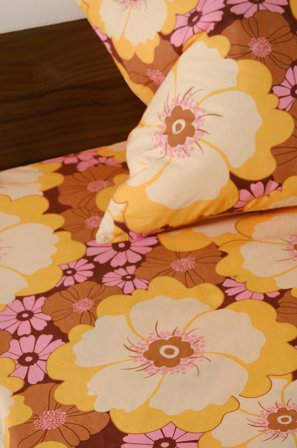 Jotex - Stretchlaken Økologisk Brun/ravfarget - FRIDA - Kjøp Dra-på-laken hos Jotex