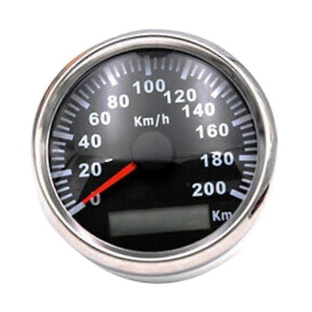 85mm 200km/h GPS Speedometer 9-32v med rød baggrundsbelysning Odometer egnet til alle slags biler