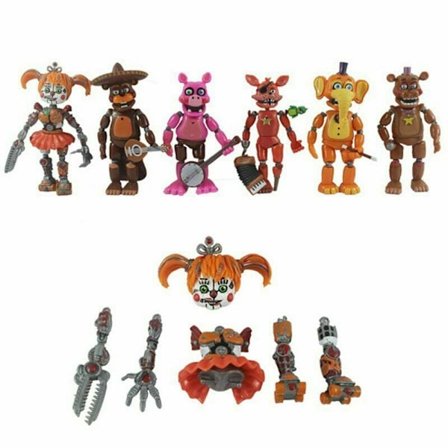 FNAF Toys Action Figurer STIL 1 YTU