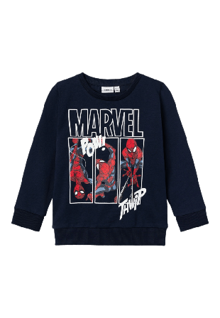 Name It Sweater Nmmjessie Spiderman Hoodies & sweatshirts Herr Blå 92