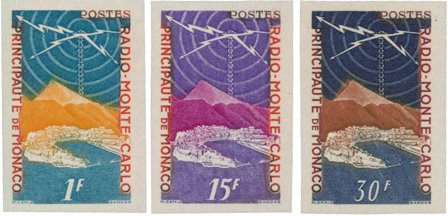 Monaco 1951 - YT 376-378 - Postfrisk
