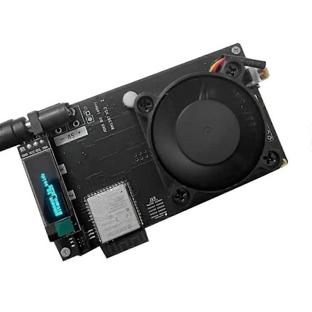 Bitaxe DIY Mini BTC Solo Miner med BM1397AG Chips 10W Støjsvag Lavt Strømforbrug 350G Hashrate Blockchain Miner