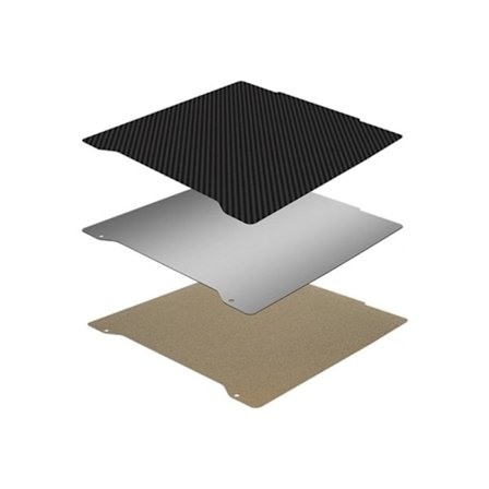 För Prusas Mini Mini+ Upgrade Heatbed Byggplatta Textured PEI PET PEO Pulver