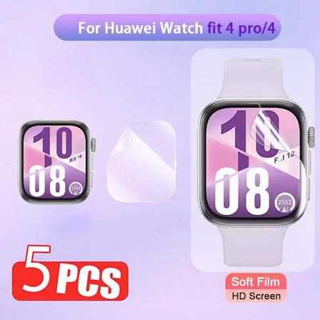 1-5 st Mjuk Film För Huawei Watch fit 4 pro Tillbehör Klar HD Hydrogel Anti-repa Skärmskydd För Huawei Watch fit 4