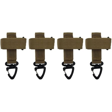 4 stk. Nylon Handskeholder Taktisk Udstyr Handske Rem Justerbar Arbejds Handskeholder