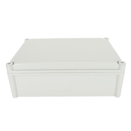 Grå elektrisk koblingsboks med monteringsplate IP67 Vanntett elektrisk prosjektboks for teknologi