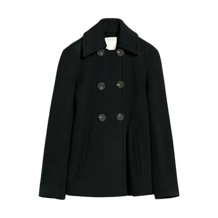 Sportmax, Coat Zwart, Dames, Maat:XS