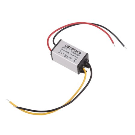 Alennusmuunnin DC12V-24V - 3V 5A 15W Jännitesäädinlevy Virtalähdemoduulit Muuntaminen LED-valoille