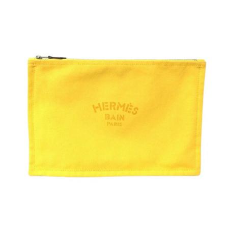 Hermès Vintage Clutches , Geel , Dames , Maat: ONE Size Vintage Tassen