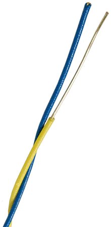 Nexans ENUBB Telekabel 2 x 0,5 mm, 600 m, blå/gul, Stikkontakter & kabler