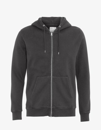 Classic Organic Zip Hood - Lava Grey - XL