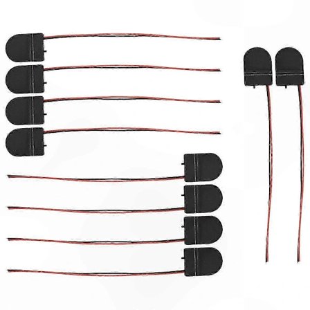 10 kpl paristokotelo nappiparistoille ON/OFF-kytkimellä 3V CR2032-paristoille