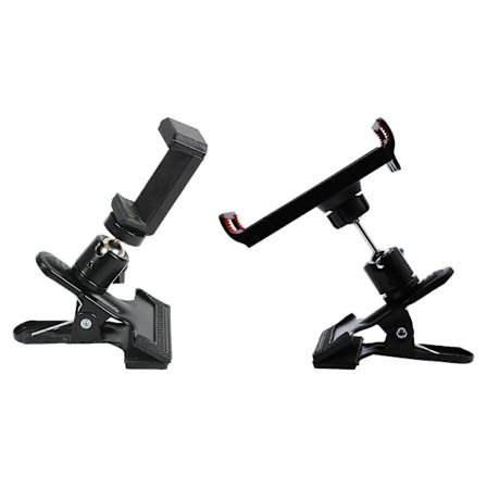 Mobiltelefonhållare för Concept 2 roddmaskiner, justerbart träningsställ med klämma och hantelkoncept, 100% ny (Mobiltelefonklämma)