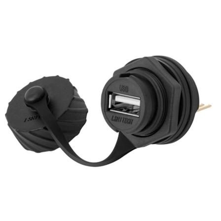 USB 2.0 3.0 hunstikstik Panelmonteringsadapter 2/2,54 mm nålestigning Tilslut Lodning direkte Vandtæt stik med hætte