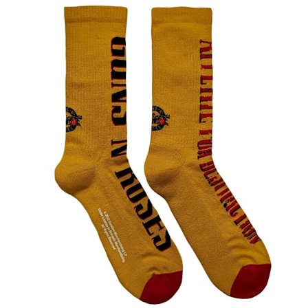 Guns N Roses Unisex Adult Appetite For Destruction Socks 7 UK-1