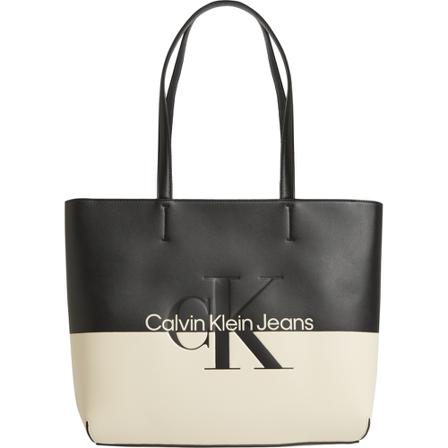 Calvin Klein Tote Bags Sort, Dame Indkøbstasker, Størrelse: ONE Size