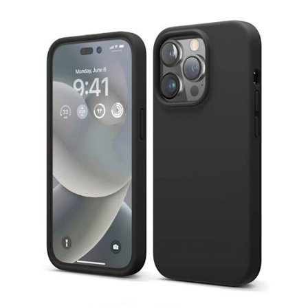 iPhone 14 Pro Silikonskal - Svart