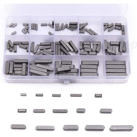 Parallel Drivakselnøkler Sortiment 140 Stykker 3-6mm Runde ,ZQKLA