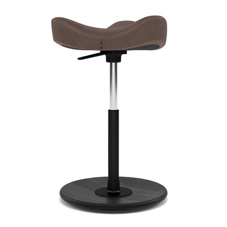 Varier Furniture Move - Brown Leather - Black base