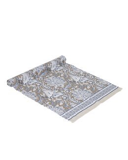 Kuviollinen kaitaliina Dante Sininen