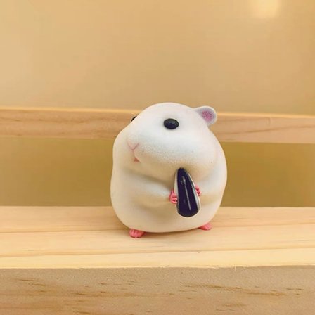 e Tegneseriehamster PVC-dukkedekorasjon Bil Dashboard Ornament A