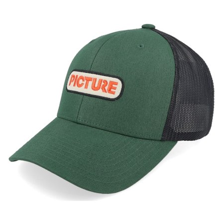 Picture - Grün trucker Cap - Byam Cap Dark Green/Black Trucker @ Hatstore