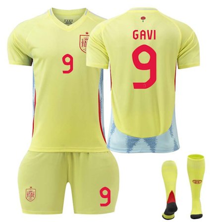 Spanien Udebanetrøje (GAVI #9) 2024-2025 Herre Guld XXXXL